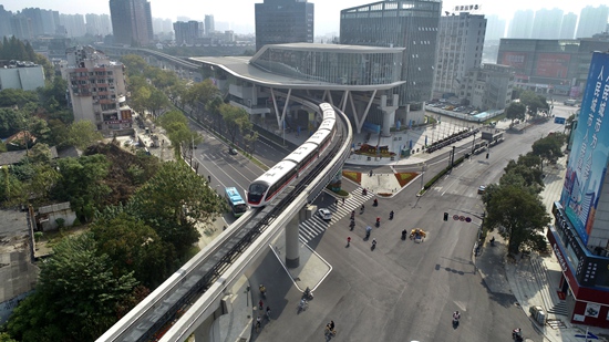 国内首条连续刚构跨座式单轨：芜湖轨道交通1号线正式开通运营